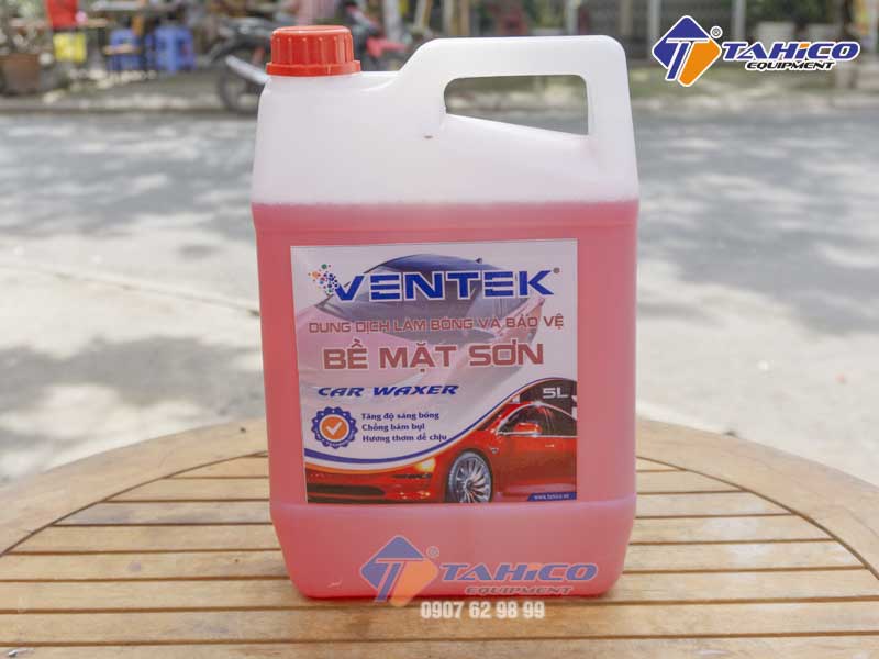 Dung dịch làm bóng sơn và bảo vệ thân xe ô tô du lịch Ventek 5 lít