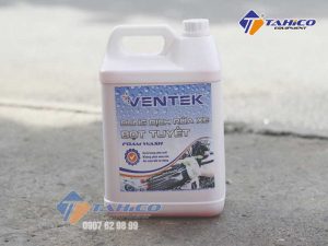 Dung dịch rửa xe bọt tuyết Ventek can 5 lít