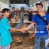 Lắp đặt cầu nâng 1 trụ rửa xe Ấn Độ Shark tại Bình Tân